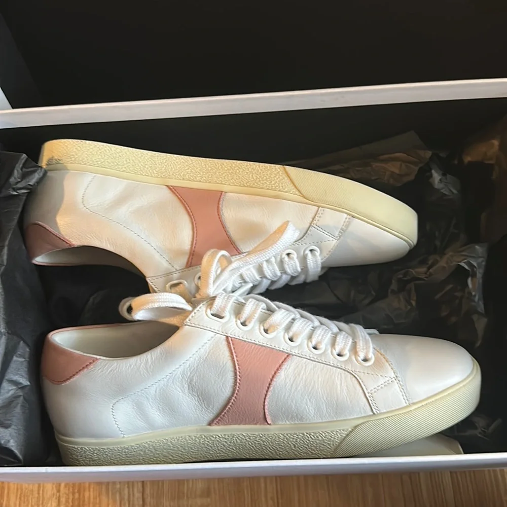 celine bow sneaker pink white new box gift - Picture 2 of 6